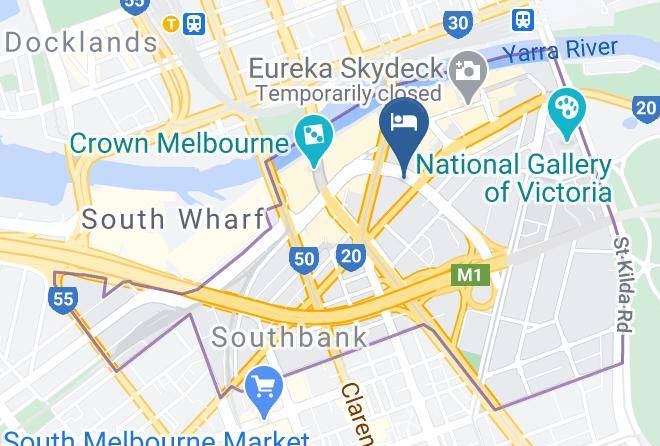 Melbourne - City Tempo Southbankone Maps