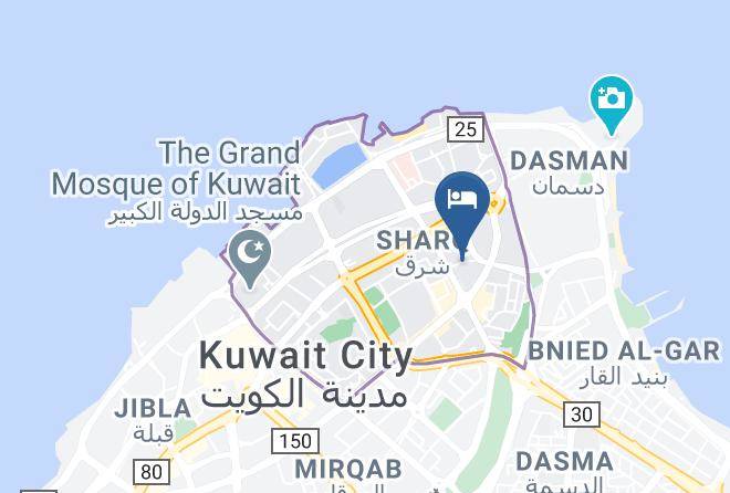 Kuwait City - City Tower Hotel Maps