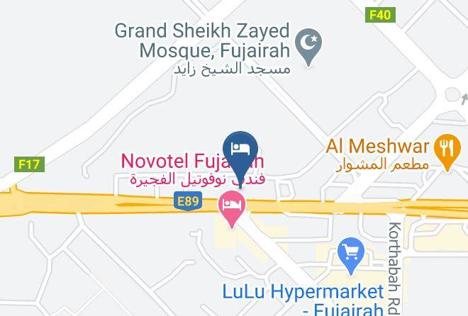 Fujairah - City Tower Hotel Maps