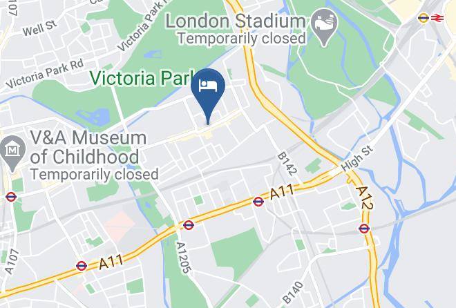 London - City View Hotel Roman Road Market Maps