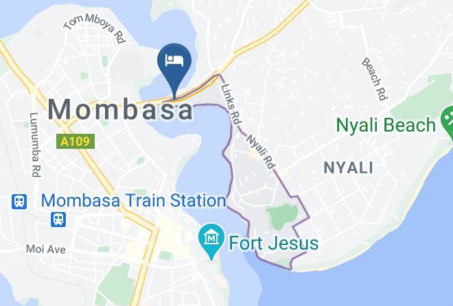 Mombasa - Cityblue Creekside Hotel & Suites Maps