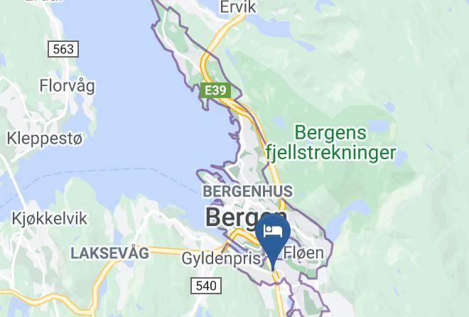 Bergen - Citybox Danmarksplass Maps