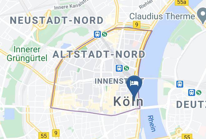 Cologne - Cityclass Hotel Caprice Am Dom Maps