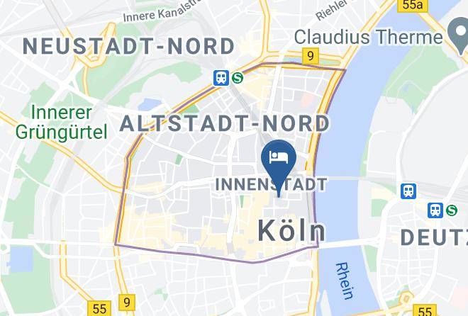 Cologne - Cityclass Hotel Europa Am Dom Maps