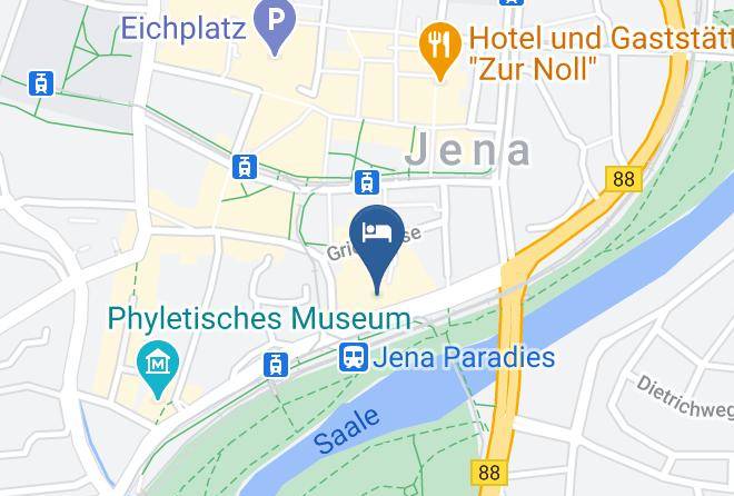 Jena - Cityhotel Jena Am Paradies Maps