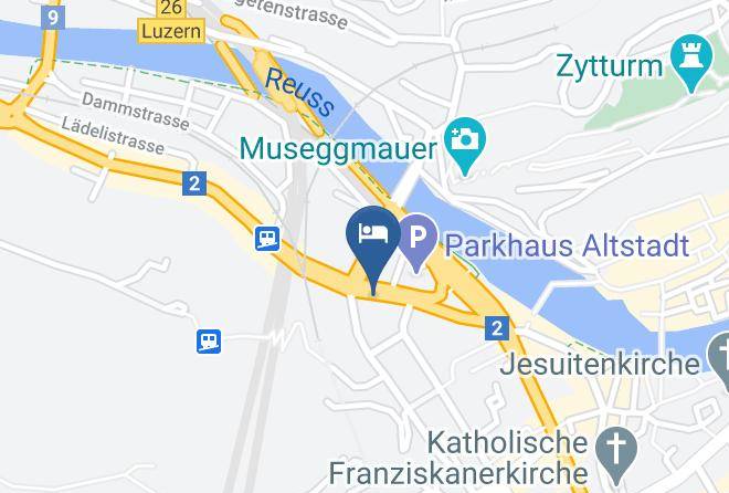 Lucerne - Cityhotel Maps