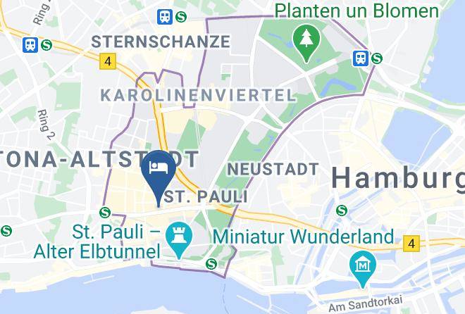 Stadt Hamburg - Cityhotel Monopol Maps