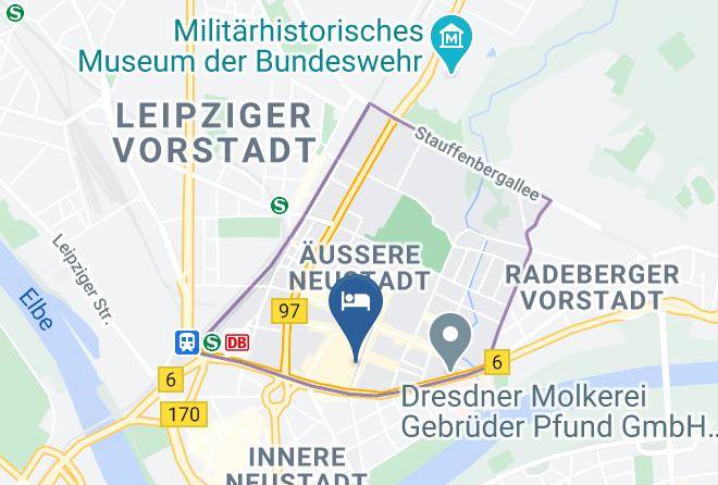 Dresden - Cityhotel Stadt Dresden Nicht Dehoga Klassifiziert Maps