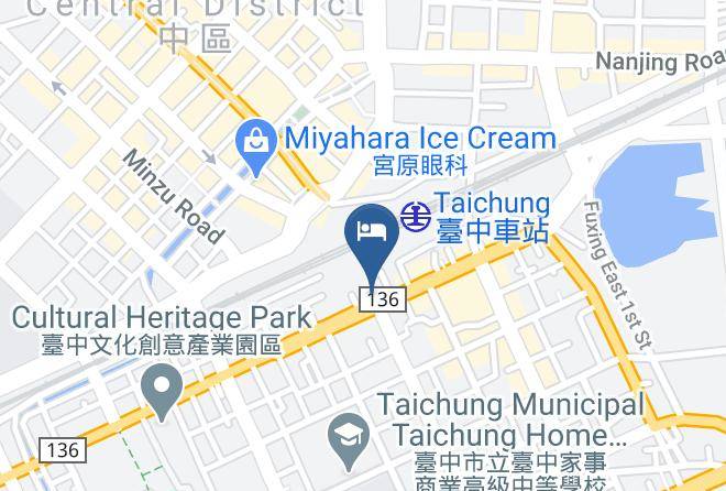 East District - Cityinn Hotel Plus Taichung Station Branch Maps