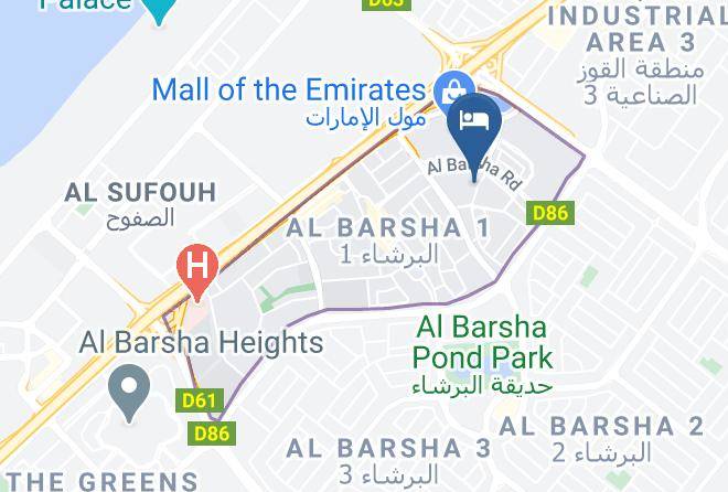 Dubai - Citymax Hotel Al Barsha Maps