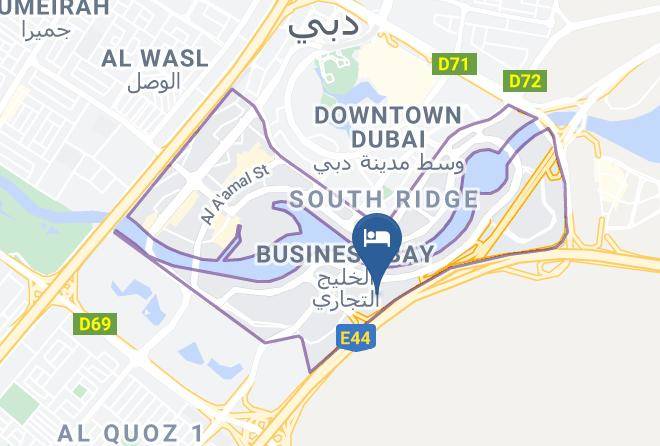 Dubai - Citymax Hotel Business Bay Maps