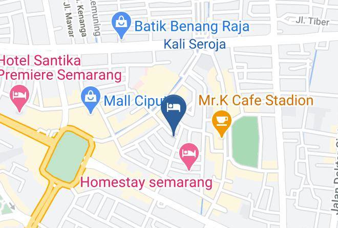Kota Semarang - Cityone Hotel Simpang Lima Semarang Maps