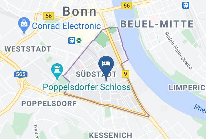 Bonn - Citypension Bonn Maps