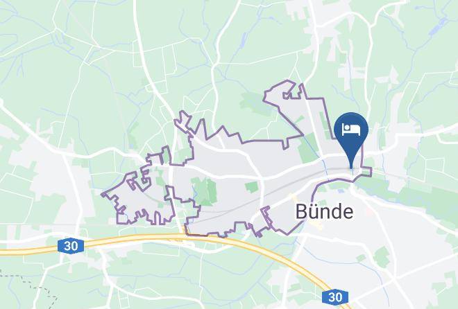 Herford - Citypension Bunde Maps