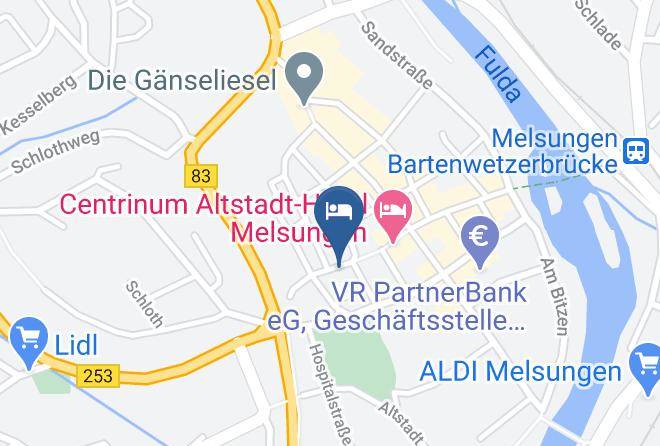 Schwalm Eder Kreis - Citypension Melsungen Maps