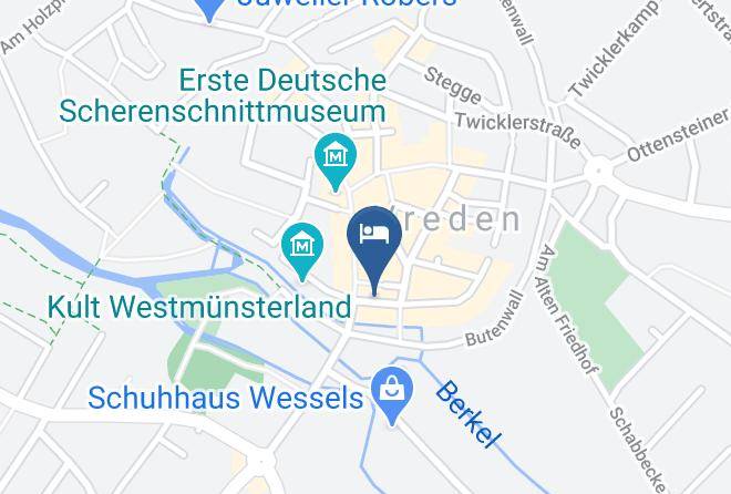 Borken - Citypension Vreden Maps