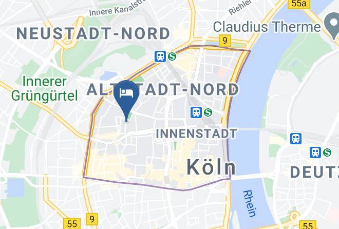 Cologne - City Pension Storch Maps