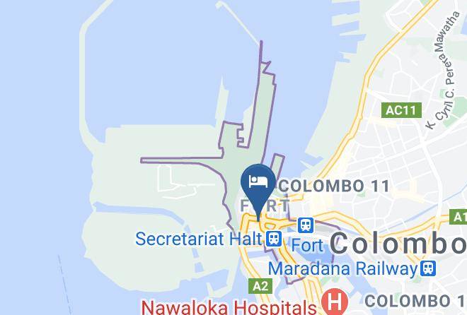 Colombo - Cityrest Fort Maps