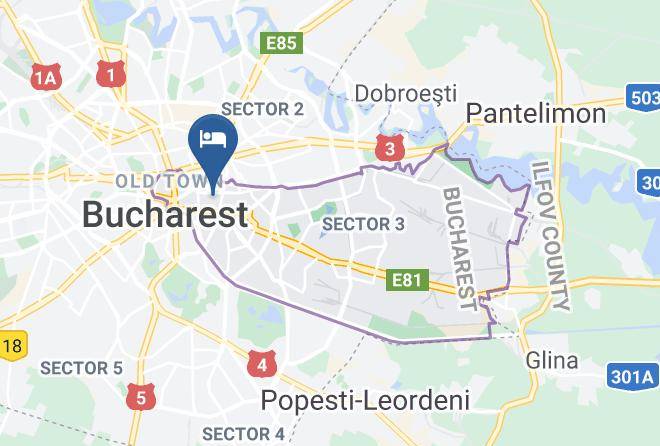 Cityscape Bucharest Map