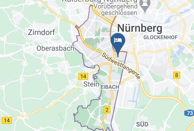 Citysleep Nurnberg Map