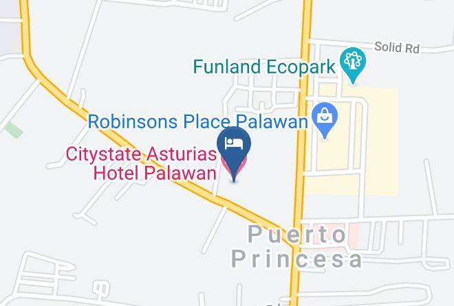 Palawan - Citystate Asturias Hotel Palawan Maps