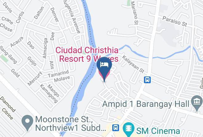 Metro Manila - Ciudad Christhia Resort 9 Waves Maps