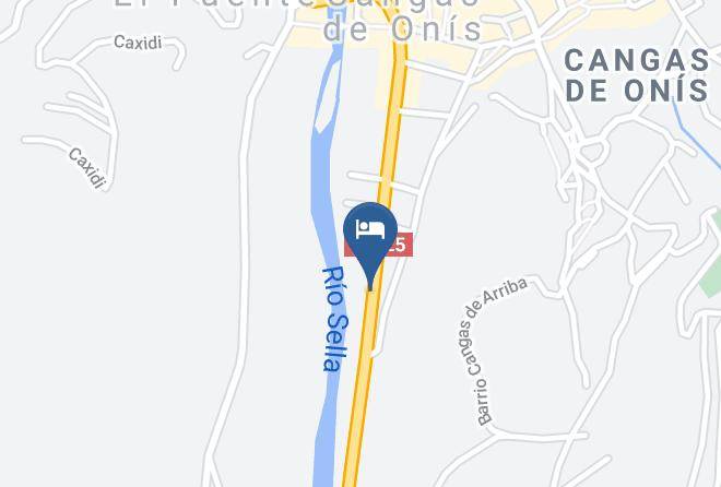 Asturias - Hotel Ciudad De Cangas De Onis Maps