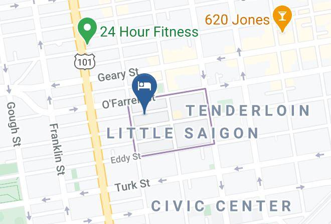 San Francisco - Civic Center Inn Maps
