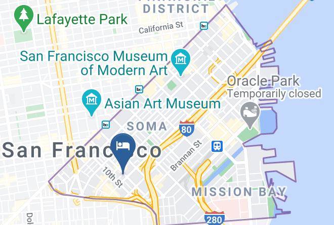San Francisco - Civic Center Motor Inn Maps
