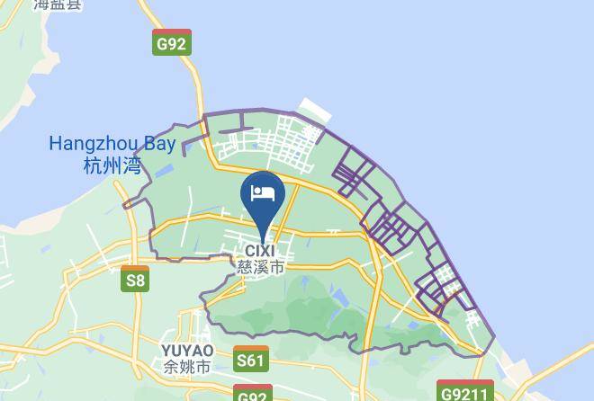 Ningbo - Cixi Tiandu Hotel Maps