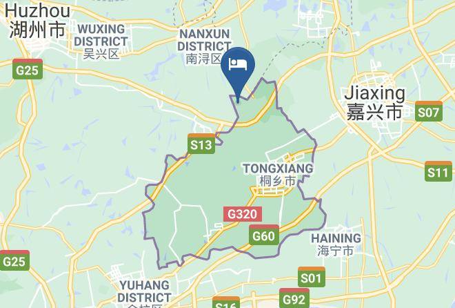 Jiaxing - Ciyun Huaxi Art Hotel Maps