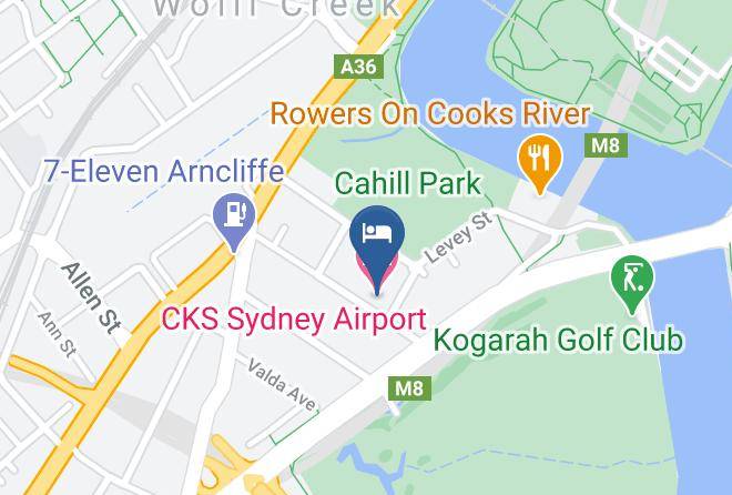 Bayside - Cks Sydney Airport Hotel Maps