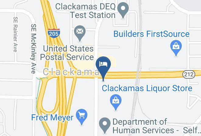 Clackamas - Clackamas Inn & Suites Maps