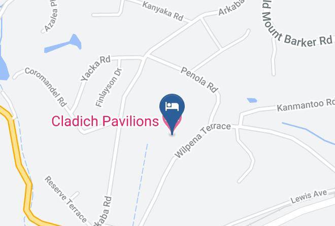 Adelaide Hills - Cladich Pavilions Maps