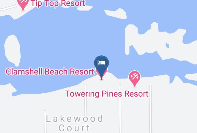 Crow Wing - Clamshell Beach Resort Maps