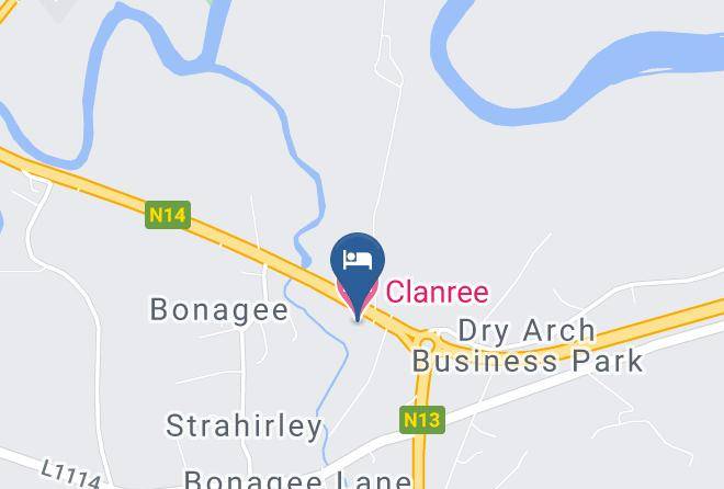 Letterkenny - Clanree Hotel Maps