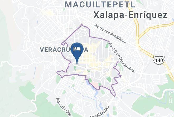Xalapa - Clara Luna Hotel Maps