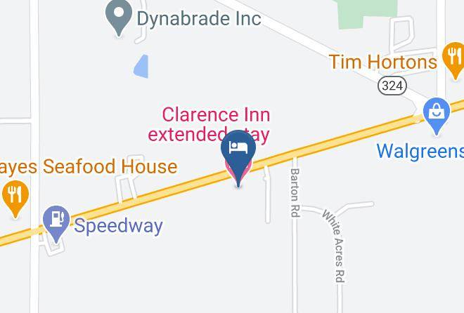 Erie - Clarence Inn Extended Stay Maps