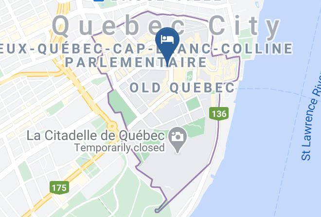 Capitale Nationale - Clarendon Hotel Maps