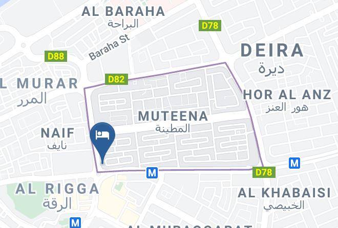 Dubai - Claridge Hotel Maps
