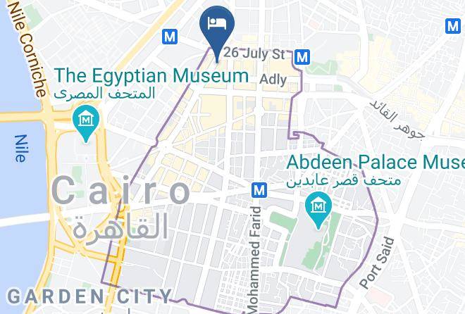 Cairo - Claridge Hotel Maps