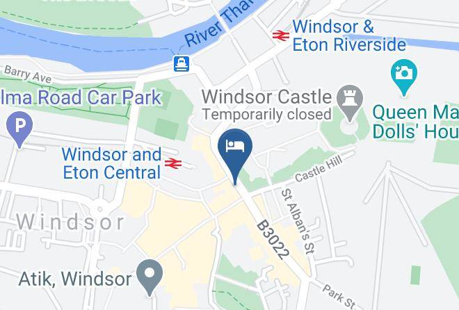Windsor And Maidenhead - Clarion Collection Harte And Garter Hotel And Spa Maps