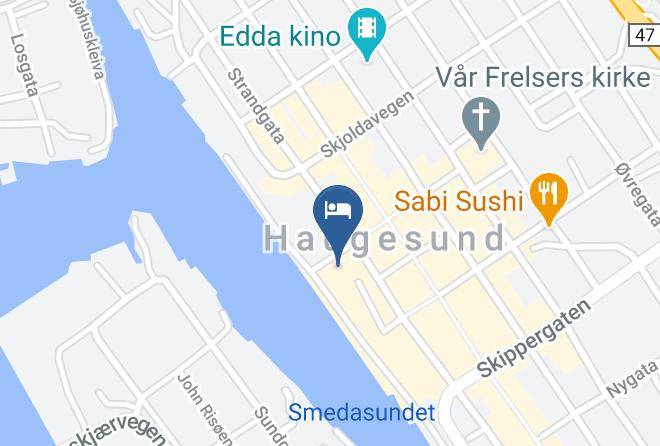Haugesund - Clarion Collection Hotel Amanda Maps