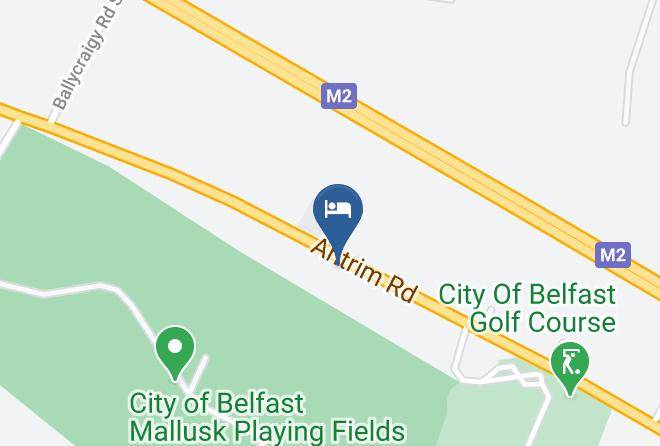 Antrim Newtownabbey - Chimney Corner Hotel Maps