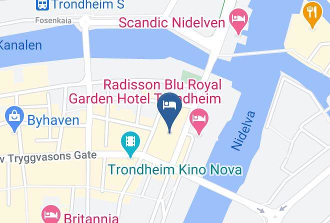 Trondheim - Clarion Collection Hotel Grand Olav Maps