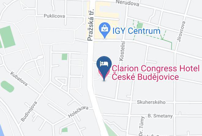 Ceske Budejovice - Clarion Congress Hotel Maps