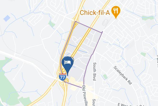 Mecklenburg - Clarion Hotel Airport & Conference Center Charlotte Maps