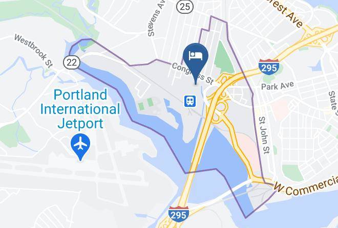Cumberland - Clarion Hotel Airport Portland Maps