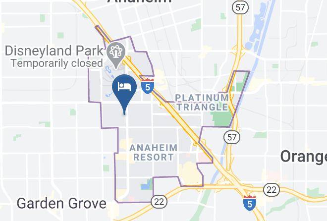 Orange - Clarion Hotel Anaheim Resort Maps