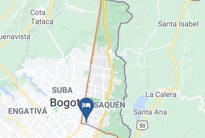 Bogota - Bogota Plaza Hotel Maps